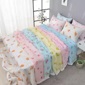 과즙 터짐 시어서커 누빔이불 6color Q 단품시원한침구 예쁜여름 침대 홑이불