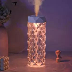 크리스탈 1L 대용량 무드등 레인보우 보틀 사무실 미니 소형 가습기