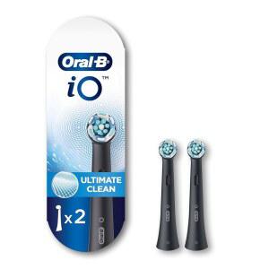 Oral-B iO Ultimate Clean 교체용 브러시 헤드, 블랙, 2개입