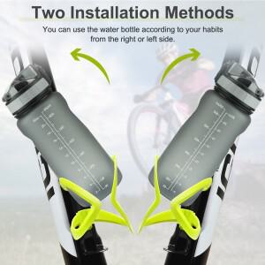 호환 자전거 병 케이지 도로 산악 승마 워터 컵 홀더 다기능 왼쪽오른쪽 당겨