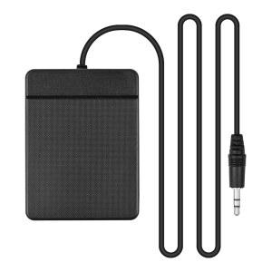 HUIOP 3.5mm 인터페이스 컴팩트 서스테인 페달 범용 싱글 악기용 휴대용 롤업 피아노 전자 키보드 Elctronic 드럼