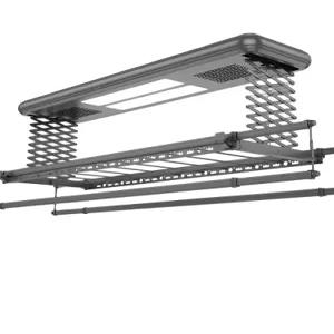 전동 빨래 건조대 리프트 부착형 원룸 건조 발코니 자동 천정