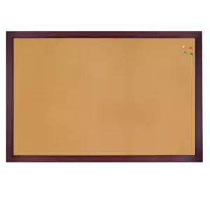 게시판 공지판 메모판 알림판 체리우드 300 x 400cm코르크 사무용품 문구 보드 다용도 안내판