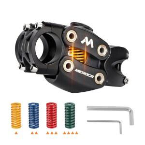 MEROCA 자전거용 서스펜션 스템, 충격 흡수 자전거 핸들 바 스템 산악 쇼트 핸들바 로드 바이크, MTB, BMW, 그래블 바이크용, Ebike