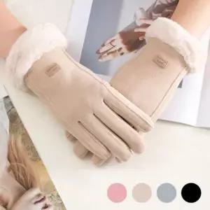 여성장갑 인조퍼 스웨이드 스마트폰터치 방한장갑 학교 관공서 사무실 S3WB299871