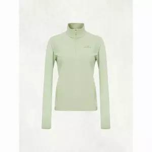 가볍고 편하고 활동적인 아이더 EIDER WEATHER FLEX (웨더 플렉스) 여성 리드 짚업 티셔츠_Yellow Green 신