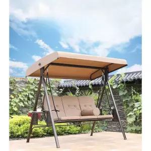 3인 스윙체어 야외 흔들벤치 펜션 벤치 의자 흔들의자 2인용