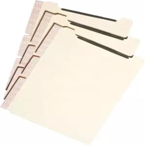 Smead 자가 접착 폴더 분할기 1인치 트윈 프롱 패스너 글자 크기 마닐라 팩당 25개68025개