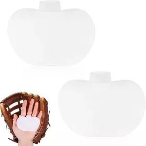 스포츠 소프트볼 선수를 위한 Qulkws 2팩 글러브 쇼크 스톱 손바닥 패드 야구 보호대 침 핸드 가드 포수