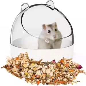 난쟁이 햄스터 시리아 저빌 쥐 작은 동물 흰색을 위한 타핏 귀여운 푸드볼 고슴도치 요리