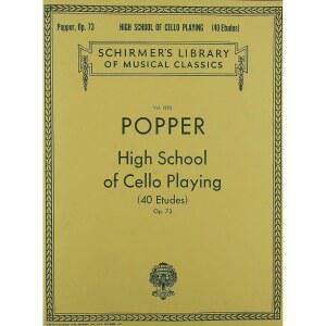 데이비드 포퍼 - 첼로 고등학교, Op. 73 | 쉬머 고전 도서관 제1883권 테크닉과 에뛰드 클래식 악보 및 노래책