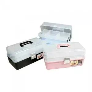 [셀러에이드]아트키트 PP다용도보관함 AK-37 블루 / 372x206x180 개(1개입) 소형보관함