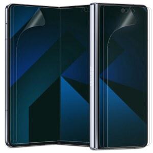 다이아큐브 [3+3] 삼성 갤럭시 Z 폴드 7용 블루 라이트 차단 매트 스크린 프로텍터, 3팩 인사이드 + 3팩 전면, EPU+TPU 하이브리드 필름, 눈부심 방지, 지문 방지, 자가 치유, 정렬 지그를 사용한 간편한 설치