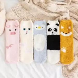 숙면 조리원 캐릭터 여자 선물 겨울 수면 따뜻한 보온 예쁜 겨울양말 양말