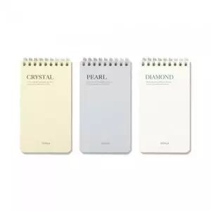 [셀러에이드]양지 쥬얼리PP노트 2호 YSN1702 / 80x145 72매 48절 권(1개입) 노트북백팩