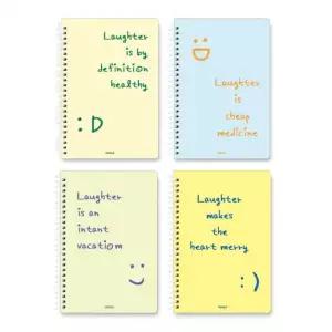 [셀러에이드]양지 스프링노트 대 2호 YSN0502 / 16절 48매 권(1개입) 노트만들기