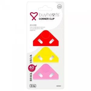 바이하츠 코너크립 3입 개(1개입) 코너테이블 코너수납 무타공선반