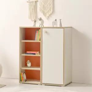 가로선반 도어형 수납많은책장 아이방책장