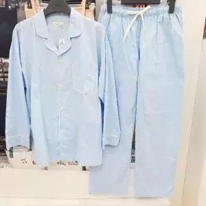 [예스] DP01 예스/남녀공용/면잠옷세트/라이트블루 YSMNB201 (S35831509)