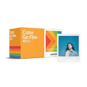 Polaroid Go Color Film - 사진 48장 더블 팩 벌크 필름 3개(6212), 화이트 프레임
