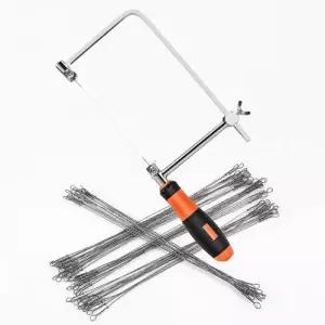 만능 실톱 목공줄톱 U자형 손잡이 쇠톱 요술톱 130mm WFGMF9X