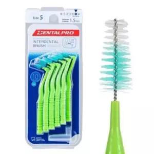 덴탈프로 치간칫솔 L형 10P 사이즈 5(L) 어금니 전용 WFFOWWV