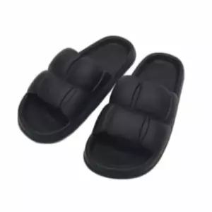 [라일리] Rly 남성 쿠션 슬리퍼 블랙 남자사무실슬리퍼 남자푹신