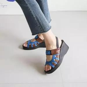 여성 웨지샌들 데일리 사무실 출근룩 편한 착화감 WFIQNN5