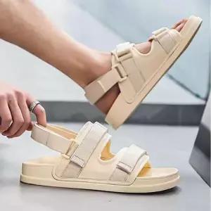 남성 2컬러 버클 스트랩 캐주얼 샌들 ZG프로2 WFLKPWJ