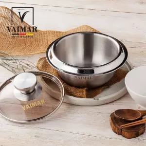 [NS홈쇼핑][바이마르] 히든쉐프 IH스텐 통삼중 가마솥 (16cm) (1~2인용)[35617686]