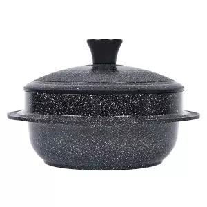 [퀸센스] 국내생산 IH 인덕션 티타늄 세라믹 코팅 전통 가마솥 뚝배기 20cm..