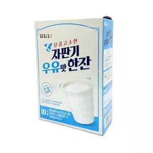 두쫀쿠 옛날우유 담터 달콤고소한 자판기 우유맛 한잔 분말 10개입
