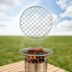 헬로그릴 304스텐 원형 미니 석쇠 15cm 캠핑 그릴망