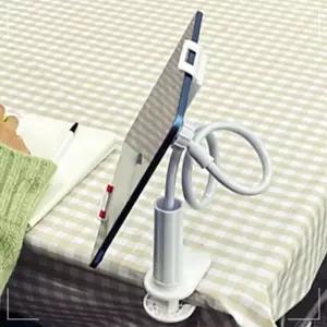 자바라 태블릿거치대 타블렛거치대 침대태블릿거치대 흰색 책상패드 침대 자바라거치대 16WCFD47A