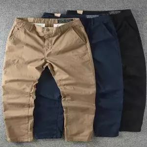 전술바지 밀리터리바지 작업복 바지 팬츠 전투복 서바이벌 헤비웨이트 순면 스트레이트 레그 루즈 워크 트