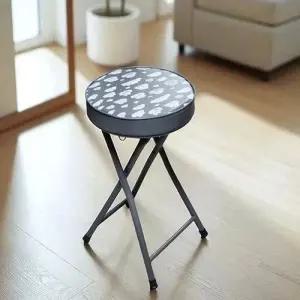 슈마켓 원형 쿠션 스툴 (구름) WFJO75B