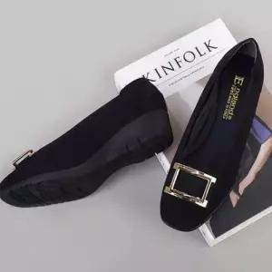 여자 편한 발 데일리 베이직 웨지 세무 구두 WFIMPCA