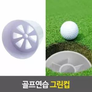 연습 컵 골프 그린
