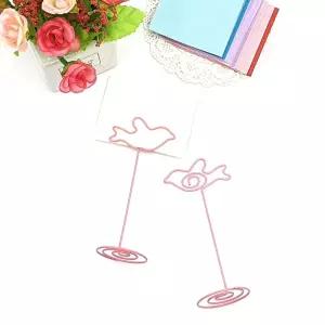 스텐딩 메모 꽂이 새 메모클립 메모꽂이 네임택꽂이 메모집게 명함꽂이