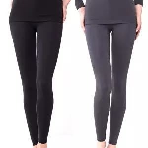 TRY 히트업 솔리드 여성9부 모달 타이즈 하의 내의