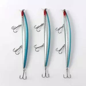 롱샷 플로팅 미노우 루어 3p세트 농어 빅베이트 18cm