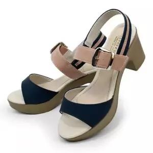 샌들 2컬러 스트랩 - 가보시 여름 여자 키높 WFIMPJV