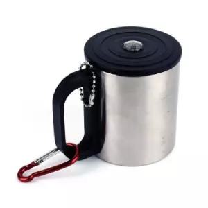 (200ml) 나침반 캠핑컵 뚜껑컵 손잡이 보온머그컵 스