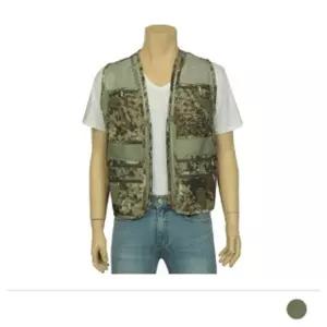 MJS19017 카모 망사 포켓 조끼남성 패션 베스트 남자 캐쥬얼