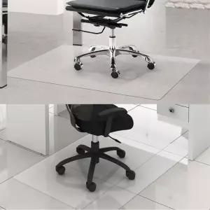 사무실 독서실 대형 바닥 보호필름 투명 의자 매트 패드 장판 시트 깔개 책상