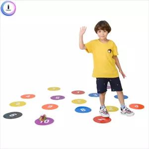 h55 유아체육 숫자 원형 마커놀이 장난감 학습 게임
