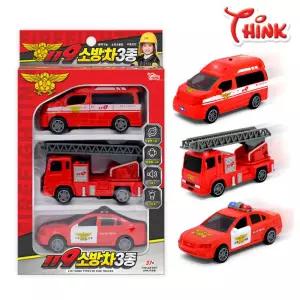 씽크 소방차 3종놀이자동 장난감 어린이 역할