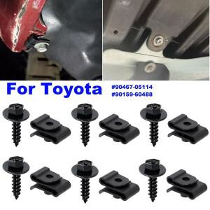 Toyota 호환 RAV4 Sienna Yaris Lexus 호환 HS250h RX300 9046705114 9015960488 용 U-너트 키트 범퍼 커버