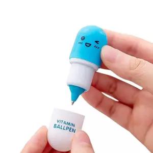 캡슐 볼펜 40p 캐릭터 팬시 문구용품 사무 필기구 디자인 학생 판촉 아이디어