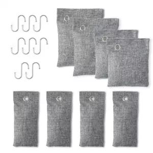 클린업 탈취제 대나무 숯주머니 8p세트(그레이)냉장고 차량 화장실 자동차 신발 신발장 옥장